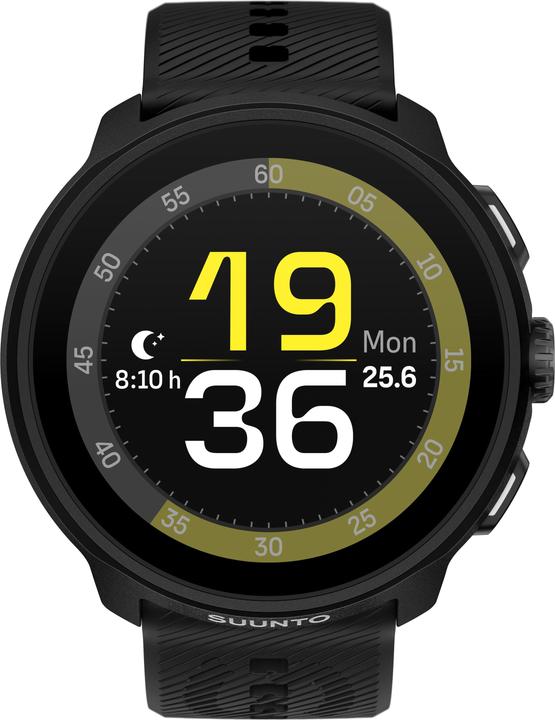 Produktbild Suunto Run Sports Watch, 46 mm, All Black with Silicone Strap (46 mm)