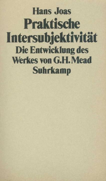 Produktbild Praktische Intersubjektivität (Deutsch, Hans Joas, 1980)