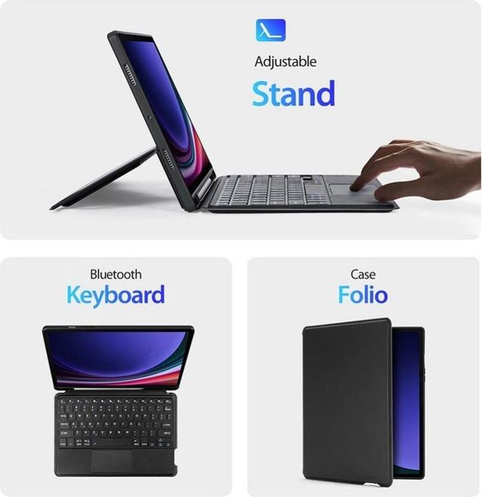 Produktbild Dux Ducis DK Series Keyboard Case (US, Galaxy Tab S9)