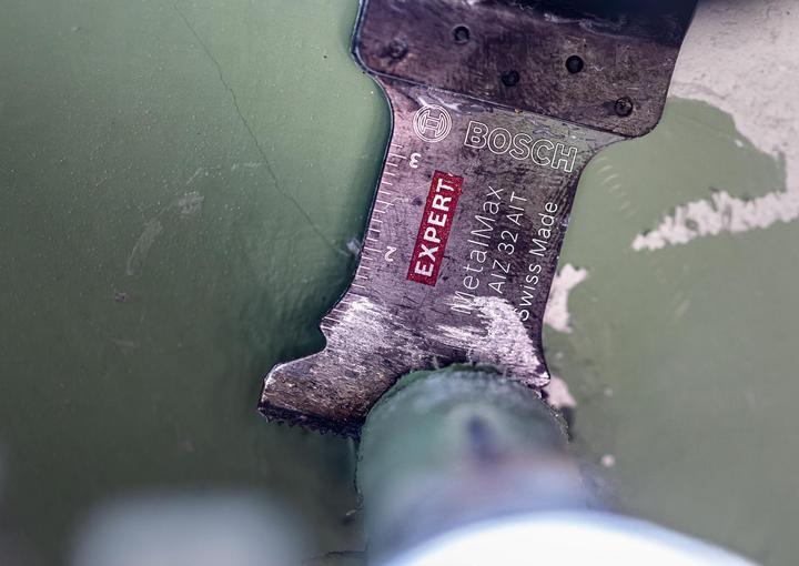 Actual product image Bosch Professional Zubehör Expert MetalMax PAIZ 45 AIT blade for multifunction tools, 45 mm