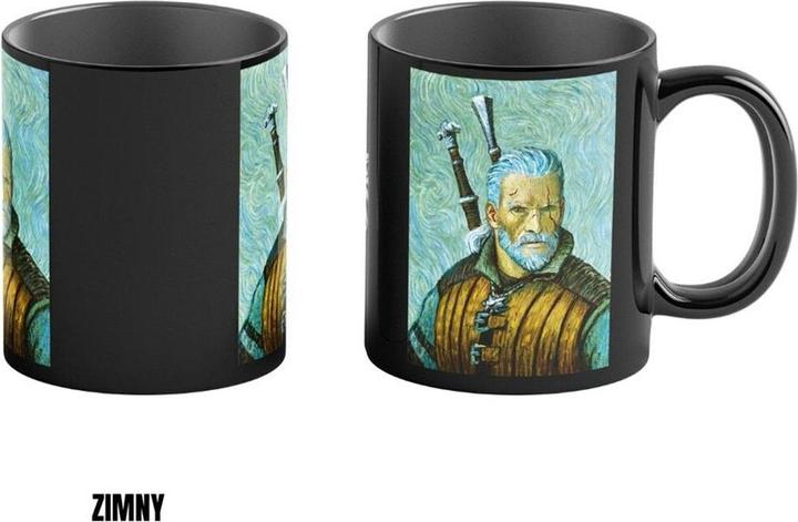 Produktbild CEN Kubek termoaktywny Good Loot Game Art Chronicles The Witcher (Wiedźmin) Geralt & Vincent van Gogh (450 ml, 1x)