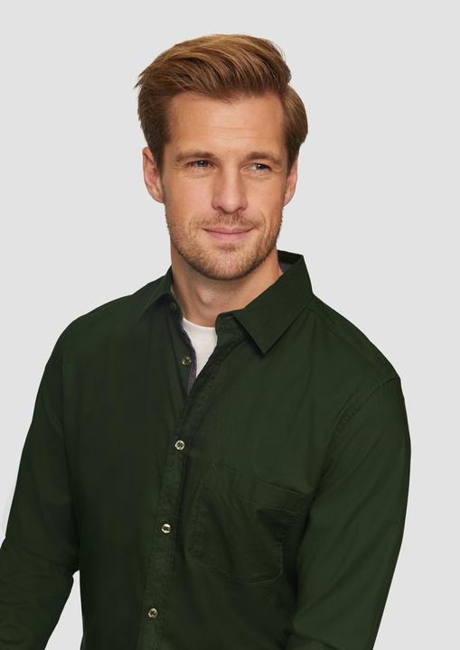 Actual product image S.Oliver Hemd Slim Fit: Strukturiertes Hemd mit Kentkragen (XXL)