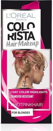 Image du produit L'Oréal Paris L'Oreal Colorista Hair Makeup Coloration temporaire #hotpink 30ml (Rose vif)