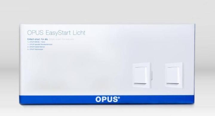 Jäger Direkt OPUS EasyStart Licht, Wandschalter-Set