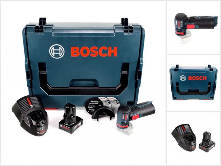 Immagine prodotto Bosch Professional GWS 12V-76 Professional Smerigliatrice angolare a batteria in valigetta L-Boxx + 1x Batteria G (76 mm)
