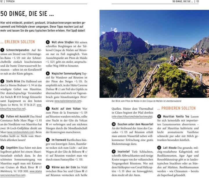 Immagine prodotto on tour Reiseführer Mauritius/Réunion (Tedesco, Wolfgang Rssig, 2019)