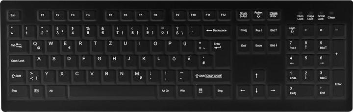 Actual product image CHERRY Hygiene Desktop Keyboard Fully (US, Cable)