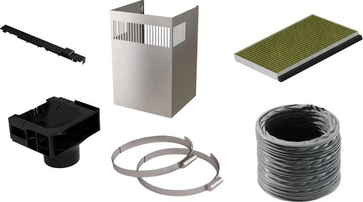 Neff Set ricircolo aria pulita a lunga durata, aspetto metallico, Z51FBI1L6