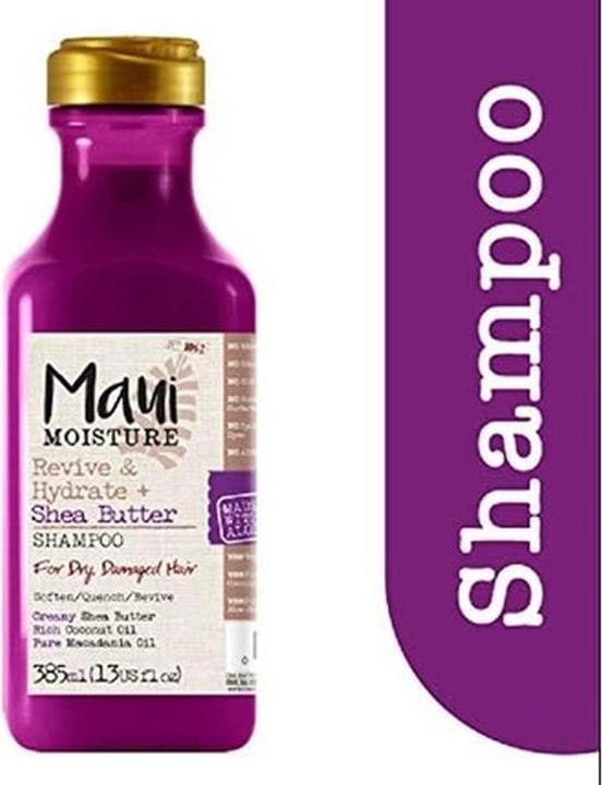 Actual product image Maui revitalizing shampoo + Shea Butter for ruined hair 385 ml (Liquid shampoo, 385 ml)