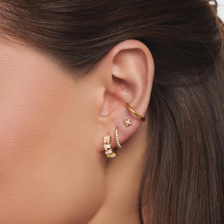 Immagine prodotto Thomas Sabo Pietre bianche creole oro (Argento 925)