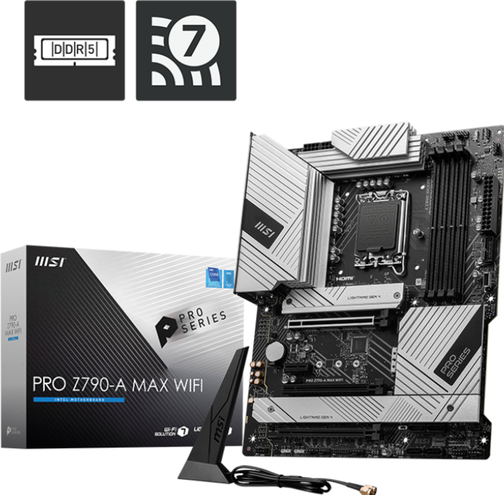 Produktbild MSI PRO Z790-A MAX WIFI (LGA 1700, Intel Z790, ATX)