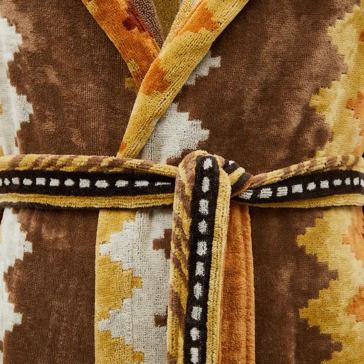 Produktbild Carrara Damen Frottier Bademantel Oseye braun (M, S)