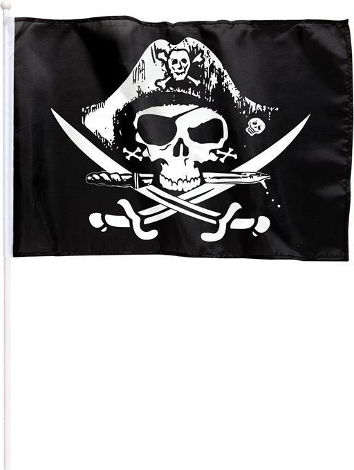 Produktbild Widmann Piratenflagge Stab