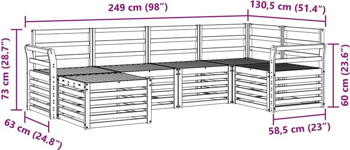 Produktbild vidaXL Outdoor-Sofa