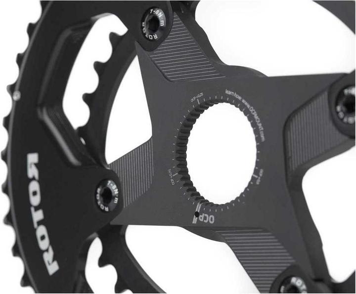 Produktbild Rotor Bike Components Aldhu Kettenblatt 110x4 aussen oval (52)