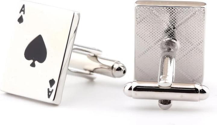 Perlstein Poker Ace cuff heads (Metal)