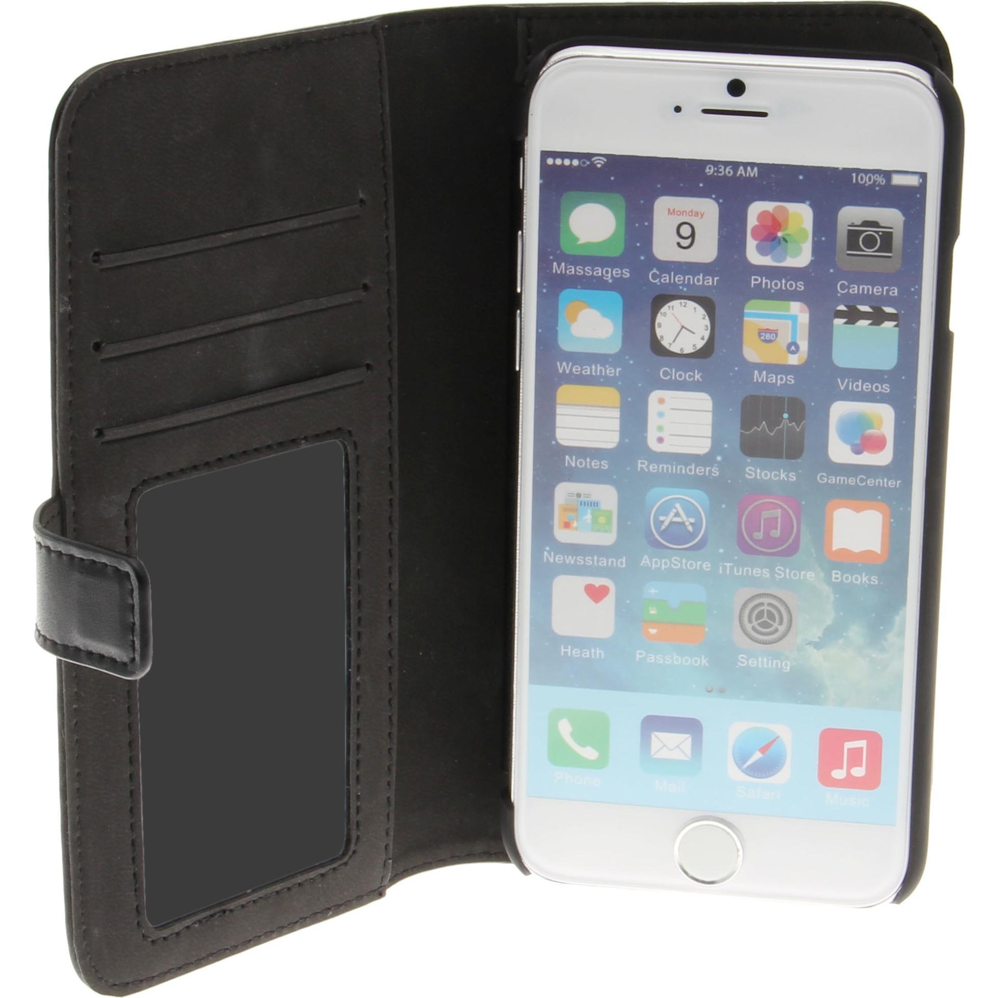 Thumbnail - Insmat 650-2240 mobile phone case Flip case Black (Apple iPhone 6), Smartphone Hülle, Schwarz