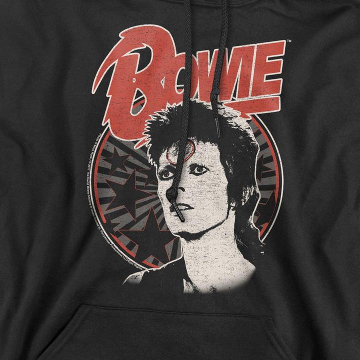 Actual product image David Bowie Mens Space Oddity Hoodie (XXL)