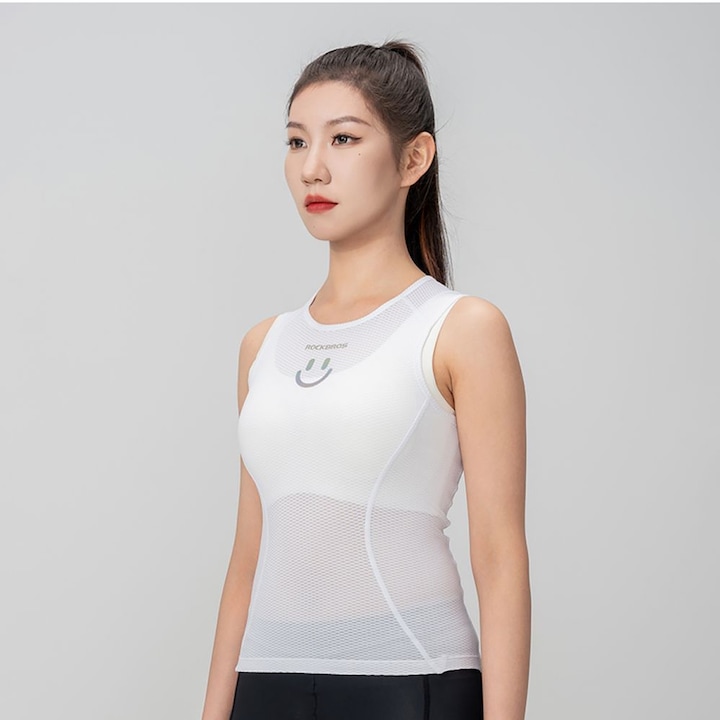 Immagine prodotto Rockbros YDBX001 gilet da ciclismo da donna ad asciugatura rapida M / L - bianco (M/L)