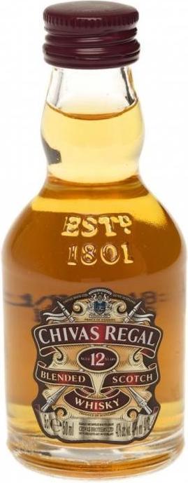 Produktbild Chivas Regal 12 Jahre Miniatur Box / (12 x 5 cl)