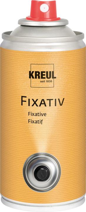Produktbild Kreul 800150 - Solo Goya Fixativ, 150 ml Spraydose, hochtransparenter, nicht glänzender Schutzfilm f (Transparent, 0.15 l)