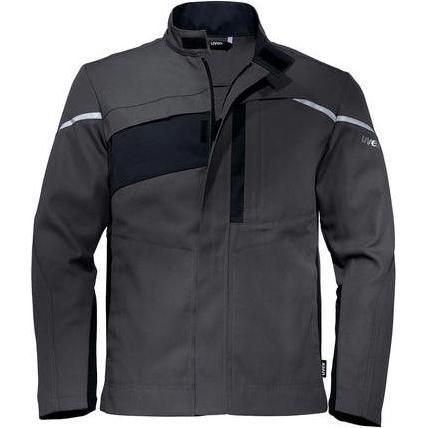 Uvex Safety, Arbeitsjacke, Arbeitsjacke uvex perfeXXion grau, schiefer L (L)