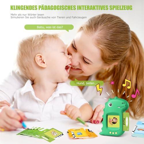 Immagine prodotto Activity Board Sprechende Karteikarten Lernspielzeug Deutsch lernen für Kinder im Vorschulalter 225 Blätter 510 (Tedesco)