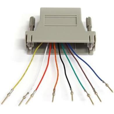 Thumbnail - StarTech com GC258MF, DB-25, RJ-45, Grau (UTP, CAT5e, 0.09 m), Netzwerkkabel