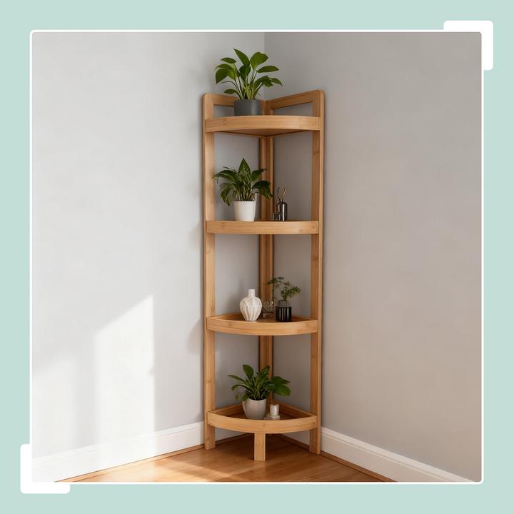 Image du produit Relaxdays Eckregal (23 x 23 x 105.5 cm)