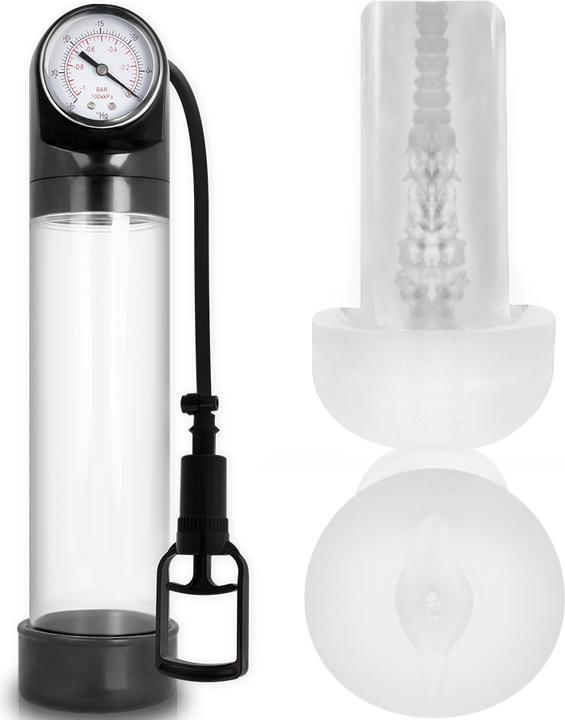 Actual product image Pump Addicted Rx9 Transparent With Masturbator