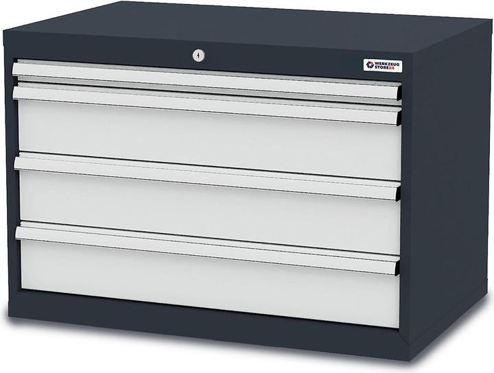 Produktbild Werkzeugstore24 Schubladenschrank Schubladen: 1 x 50 3 x 150B x T x H 900 x 575 x 620 mm - -100318 (90 cm, 62 cm)