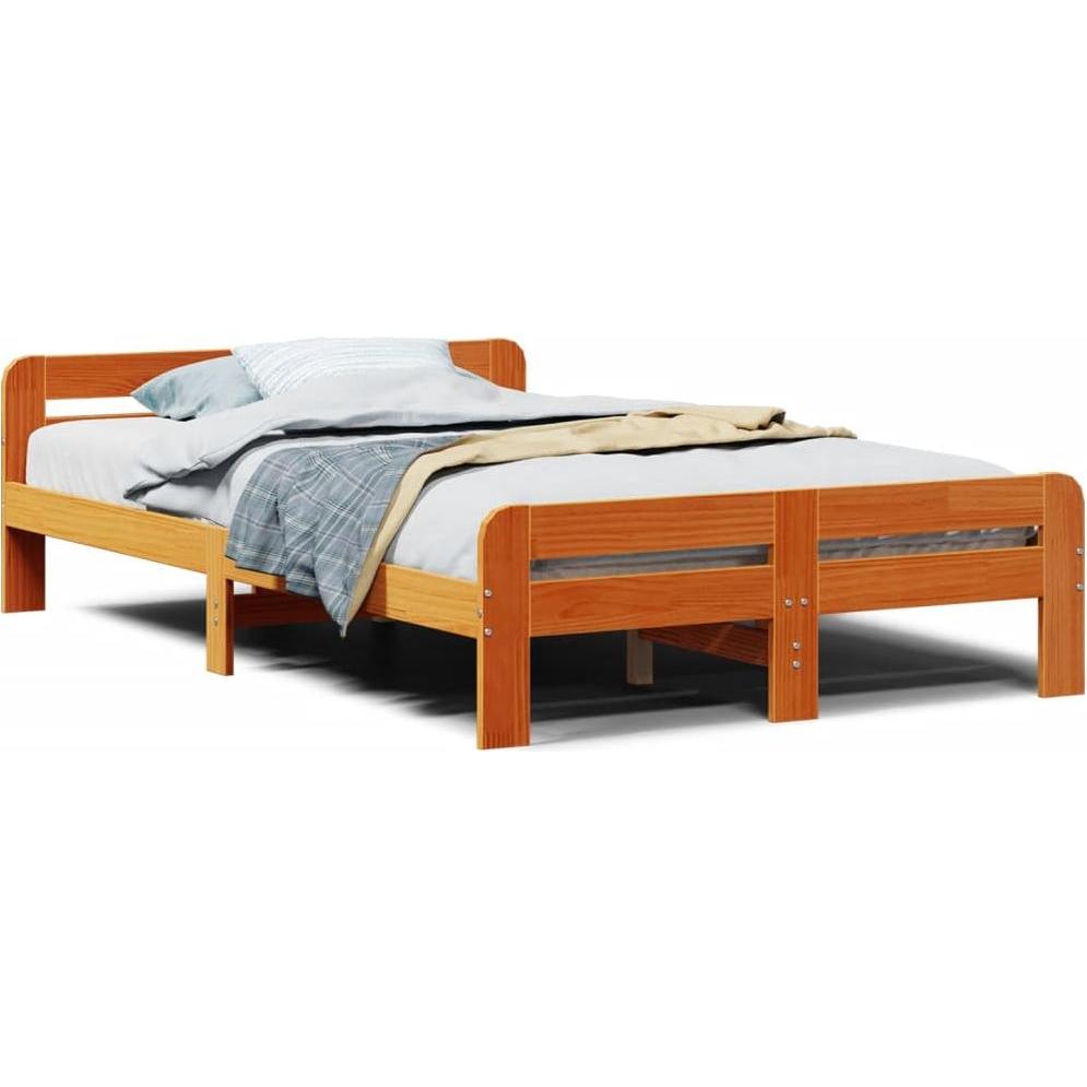 VidaXL, Bett, Bett ohne Matratze (135 x 190 cm)