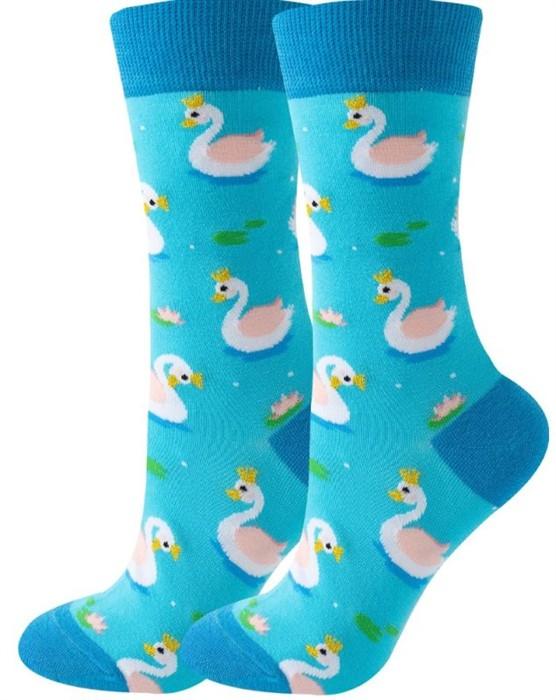 Immagine prodotto Musthaves Socken Grösse 36 - 43 cm - Schwäne (36 - 43)