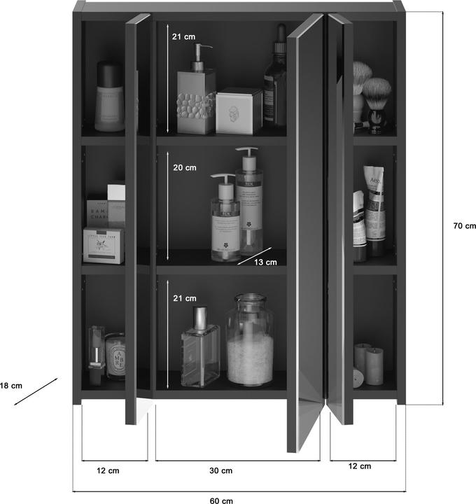 Actual product image Xonox Home Linus (60 x 18 x 70 cm)