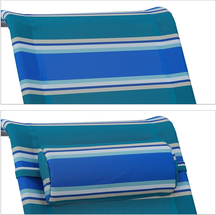 Actual product image Relaxdays Reclining beach-chair (85 cm)