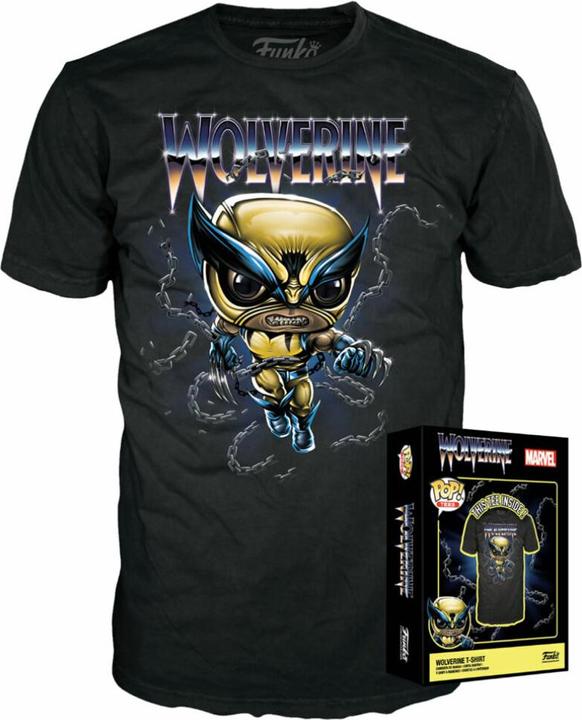 Actual product image Funko POP! T-Shirt (S) Marvel Wolverine POP TEES