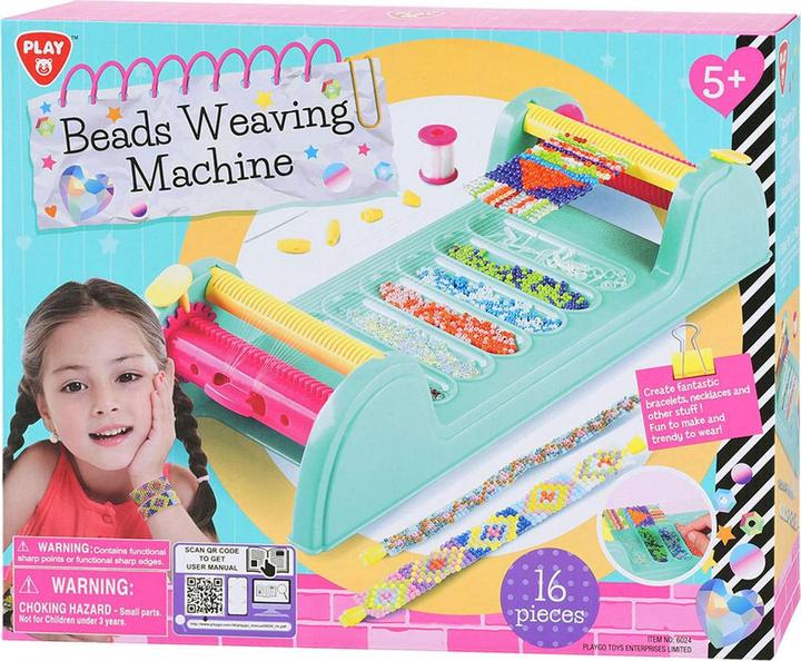 Produktbild Play Machen Sie Ihre eigenen Armbänder Webmaschinen-Set, 16-tlg.