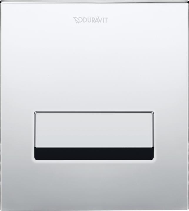 Produktbild Duravit Betätigungsplatte DURASYSTEM A2 130x150mm Bat f Urinal ZinkDruckg. chr h