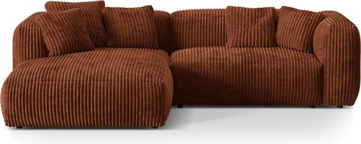 Image du produit Micadoni Canapé D'Angle Gauche Modulaire, "Martina", 2 Places, 283x176x75 Fabriqué en Europe (Canapé modulaire, Canapé d'angle)