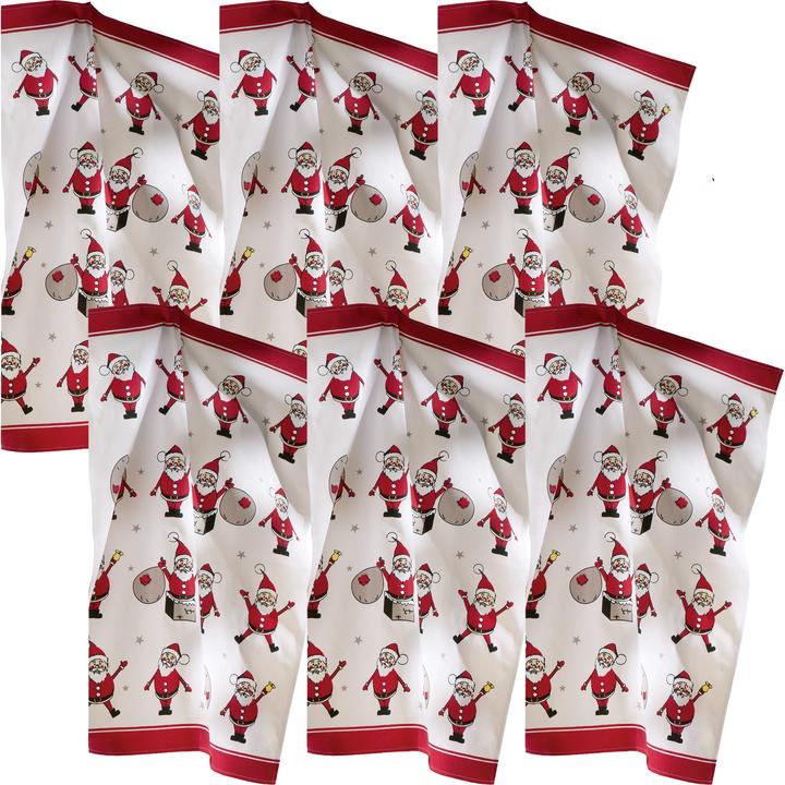 Pack de 6 Santa Claus