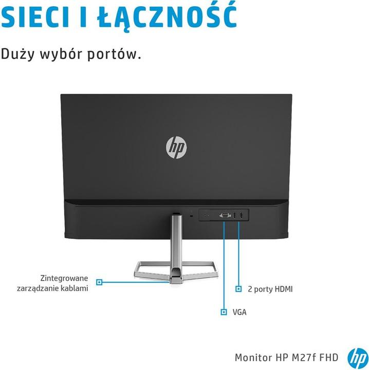Actual product image HP M27f (1920 x 1080 pixels, 27")