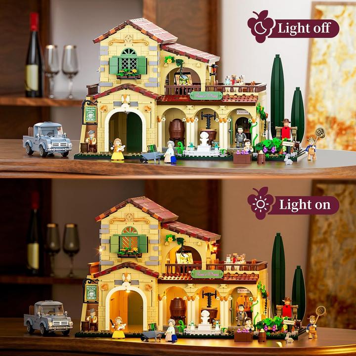 Actual product image Lumibricks Mediteranes Weingut