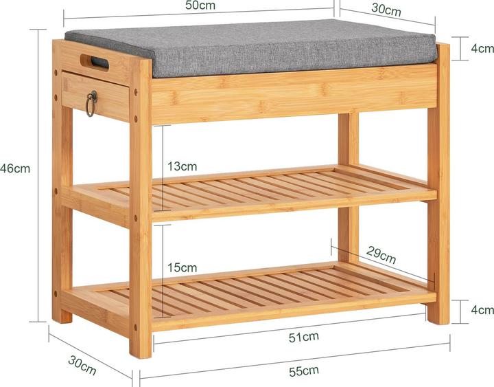 Produktbild SoBuy Porter (55 x 30 x 46 cm)