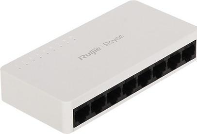 Produktbild Ruijie 8-Port Gigabit unmanaged Switch, 8 Gigabit RJ45 Ports, Plastic Case (8 Ports)