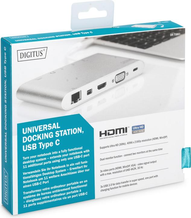 Image du produit Digitus DA-70861 (USB-C, 11 ports)