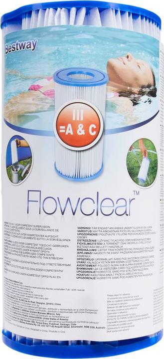 Actual product image Bestway Flowclear Cartridge Filter Type III