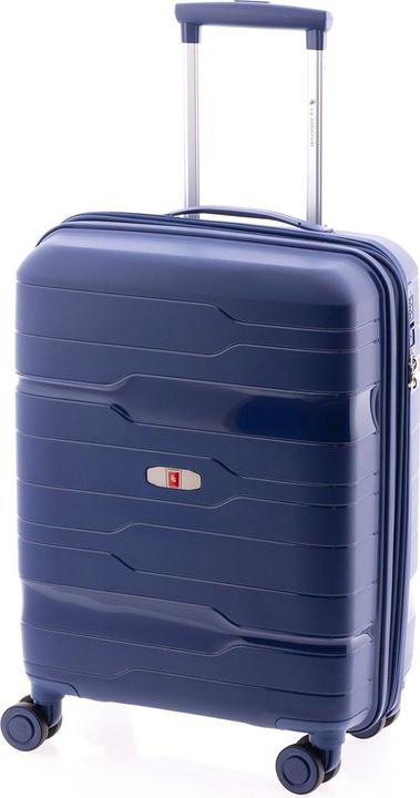 Actual product image Wüsthof 3800 4-wheel cabin trolley 55 cm with stretch fold (36 l, Hand luggage (up to 50 litres))