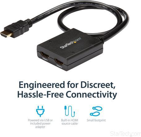 Image du produit StarTech Câble séparateur 2 ports HDMI 1.4