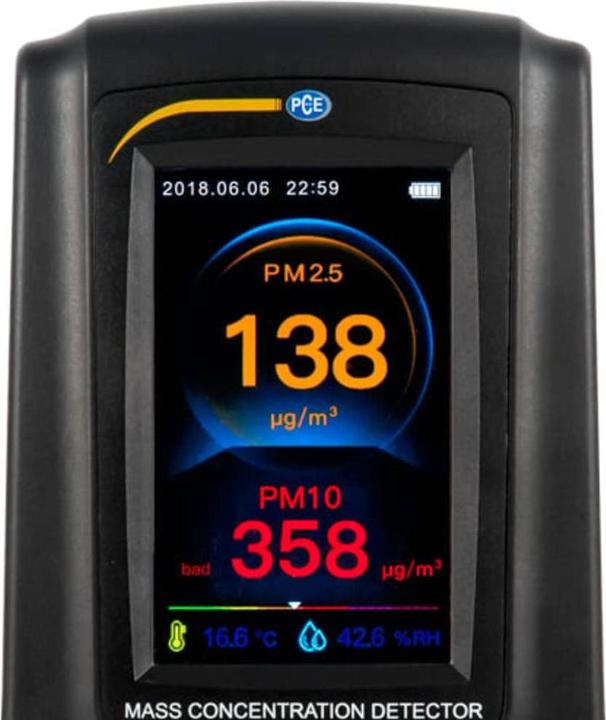 Actual product image PCE Instruments dust measuring device particle collector