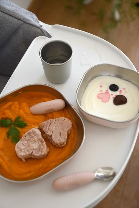 Actual product image Beaba Geschirrset Inox Zuckerwatte